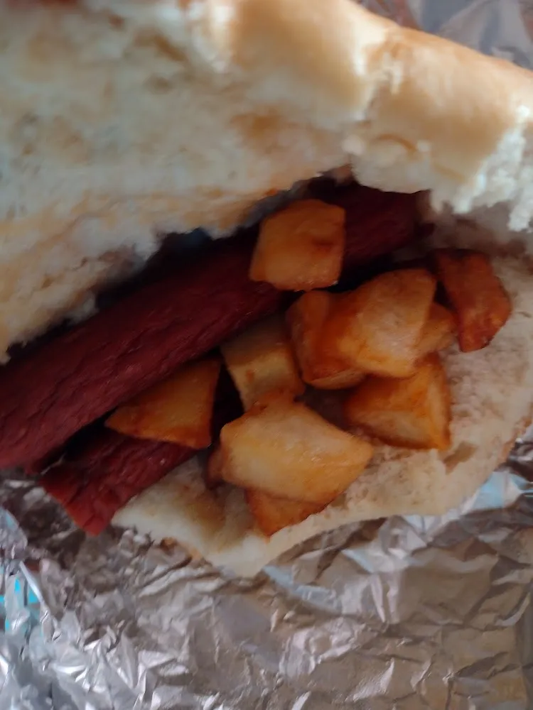 Italian Hot Dog and Potato
